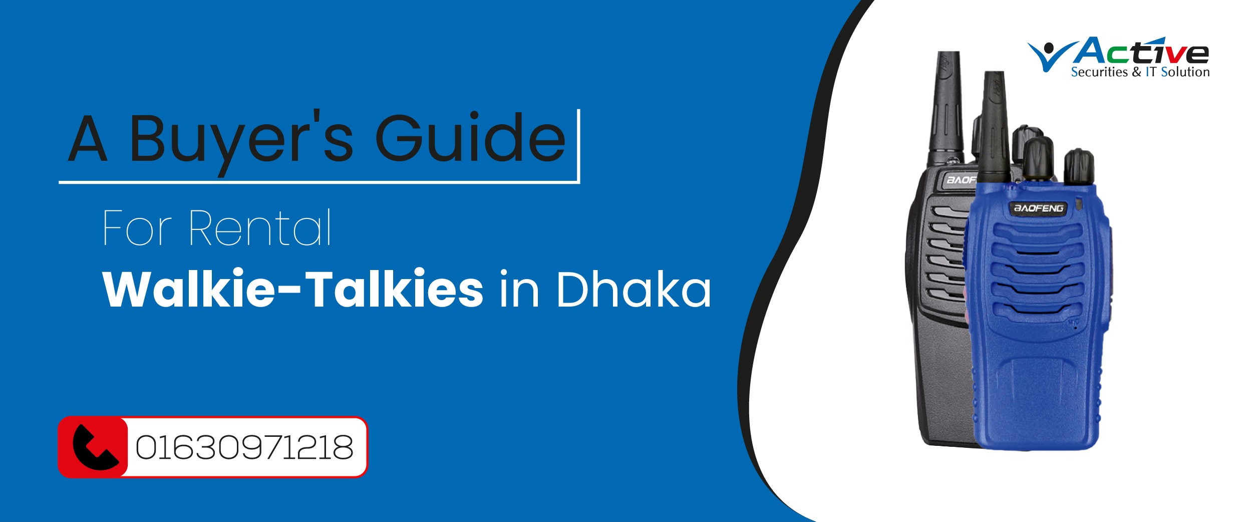 A Buyer's Guide for Rental Walkie-Talkies in Dhaka | Authorized Supplier